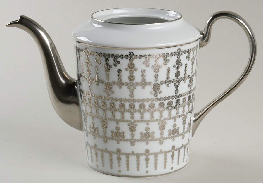 Tiara Platinum Coffee Pot No Lid by Haviland-1