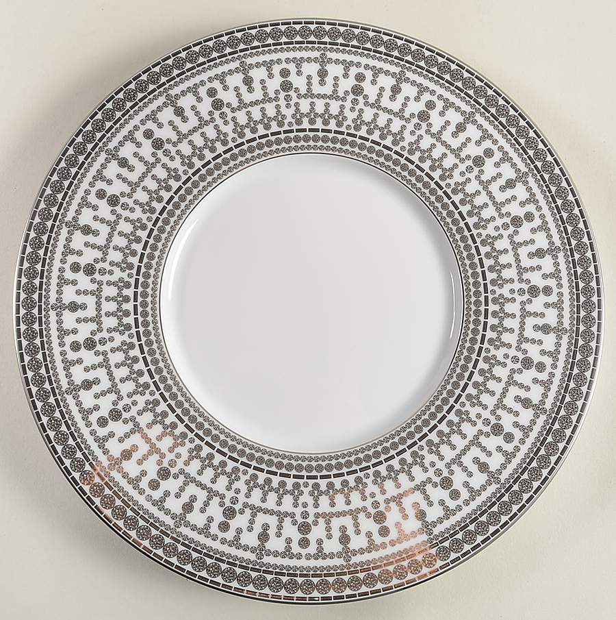 Tiara Platinum Dinner Plate by Haviland-1