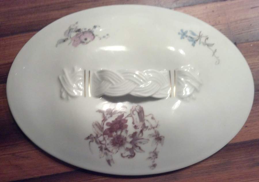H4586 Lid for Oval Vegetable by Haviland-1