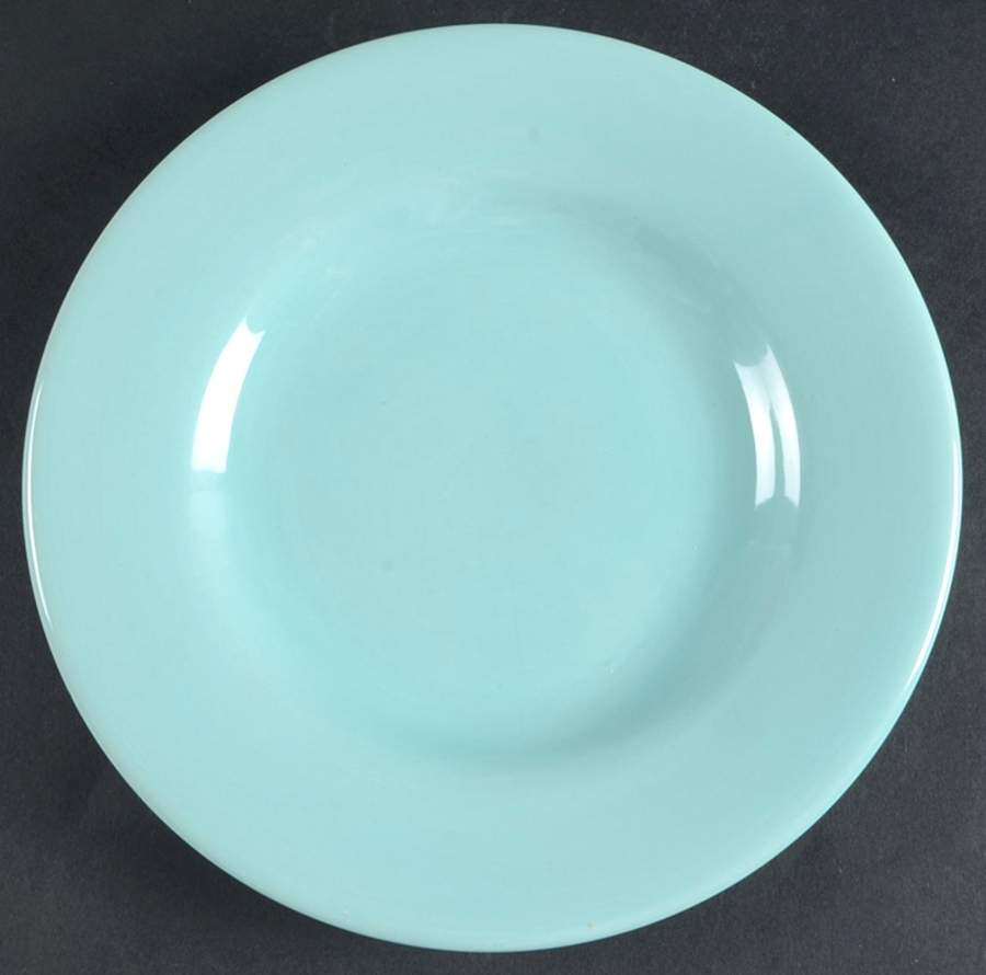 American Simplicity Pale Green Salad Plate by Home-1