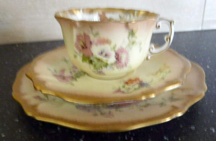 13807 Footed Cup & Saucer Set by Hammersley-1