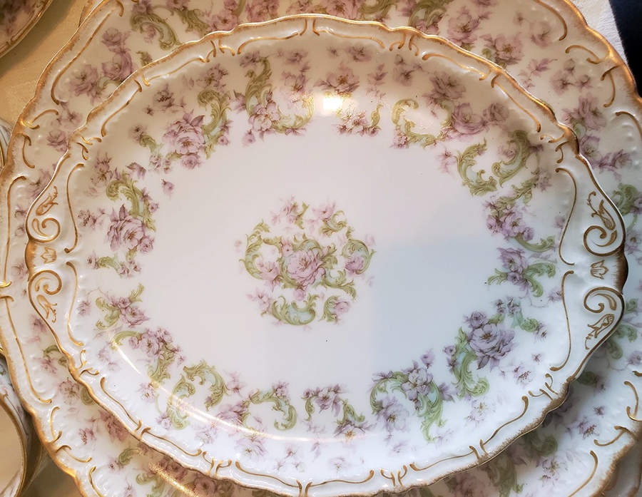 Schleiger 719-1 12" Oval Serving Platter by Haviland-1