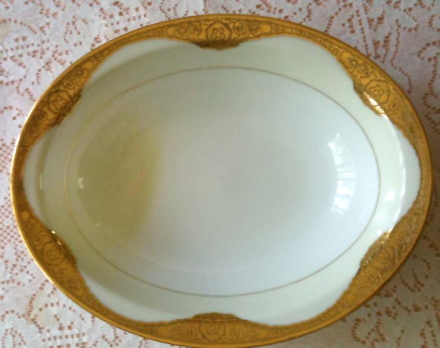 Schleiger 506-1 9" Oval Vegetable Bowl by Haviland-1
