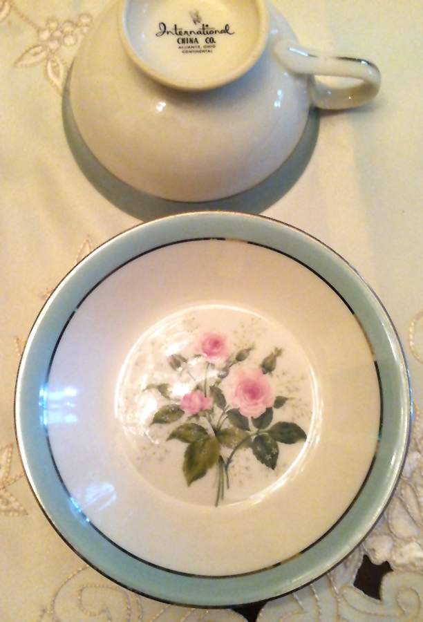 Continental Flat Cup & Saucer Set by International-1