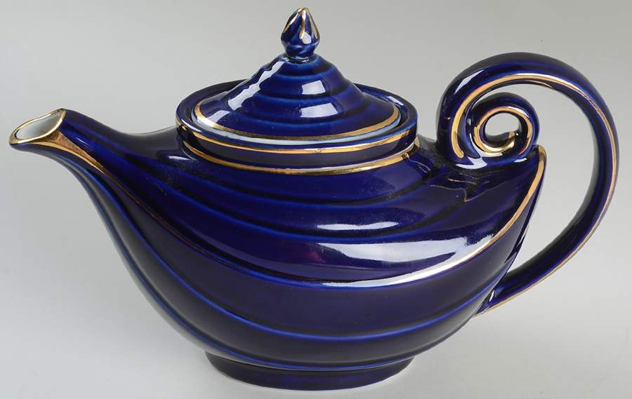 Teapots By Hall (Non-Pattern) Aladdin Teapot &Oval Lid w/Infuser by Hall-1