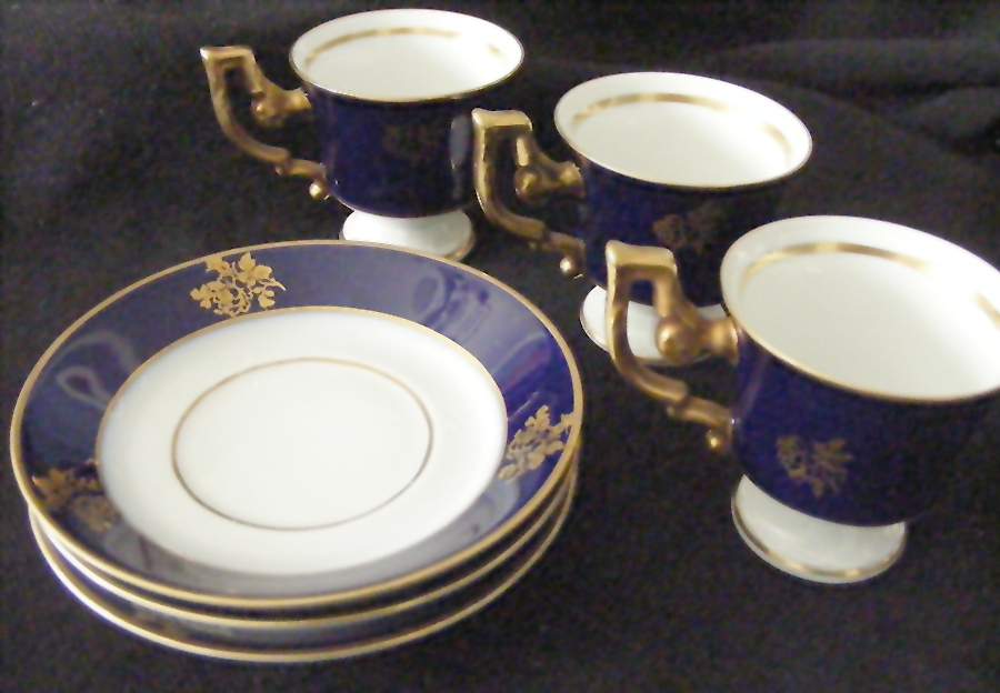 HUT2351 Footed Demitasse Cup & Saucer Set by Hutschenreuther-1
