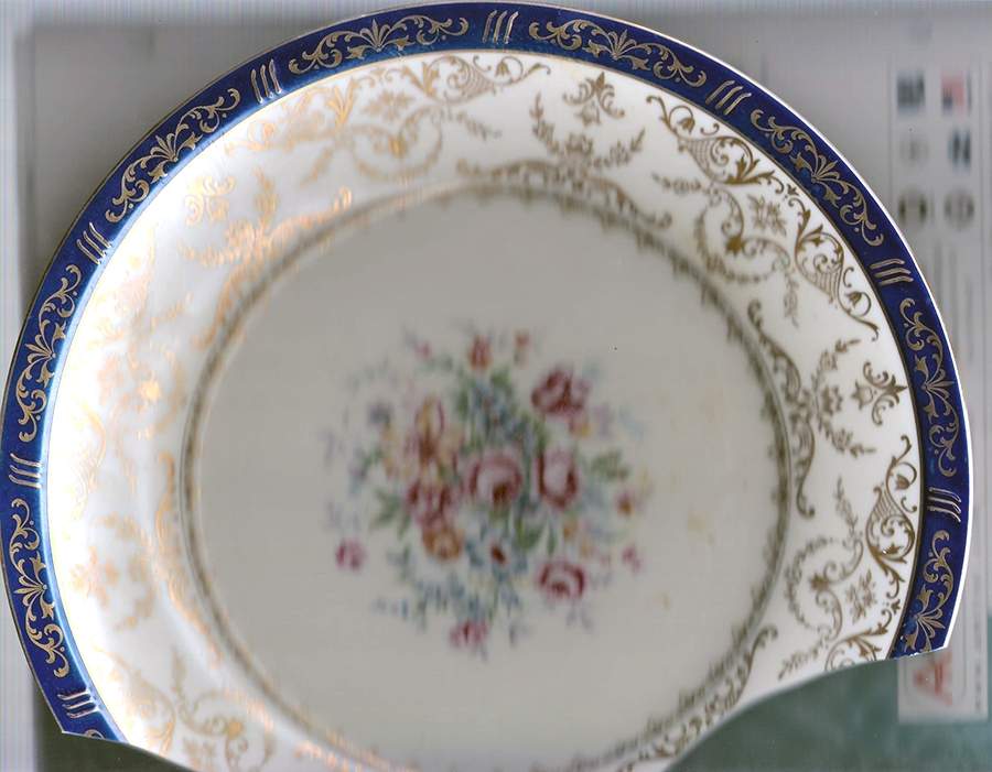HCZ14 Cobalt Blue Dinner Plate by Haas-Czjzek Coronado-1