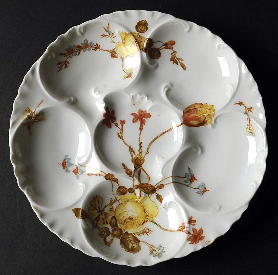 H48801 Oyster Plate by Haviland-1