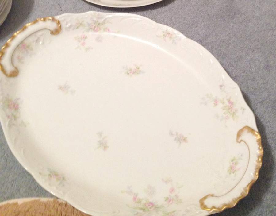 Schleiger 310-8 15" Oval Serving Platter by Haviland-1