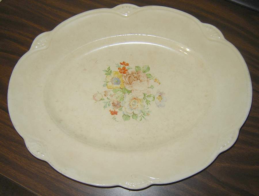 HLC4059 11" Oval Serving Platter by Homer Laughlin -1