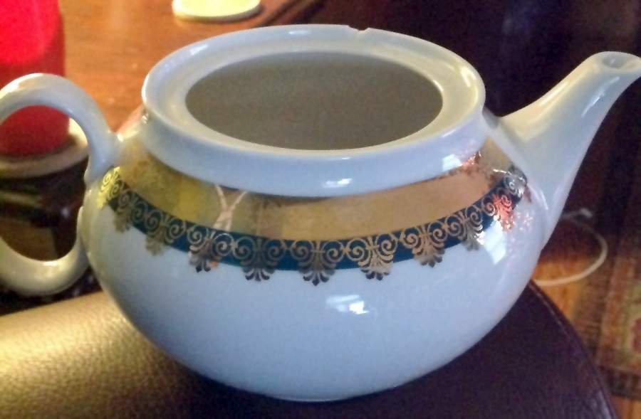 Alice (Blue Band) Teapot No Lid by Haas-Czjzek Coronado-1