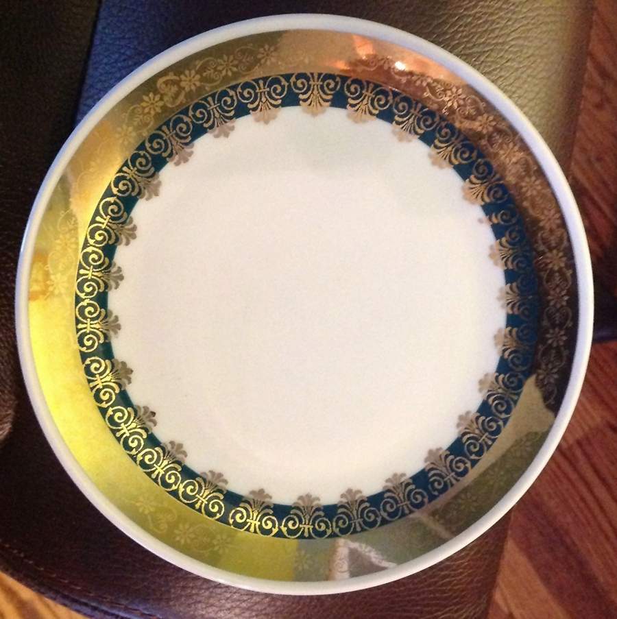 Alice (Blue Band) Dessert/Pie Plate by Haas-Czjzek Coronado-1