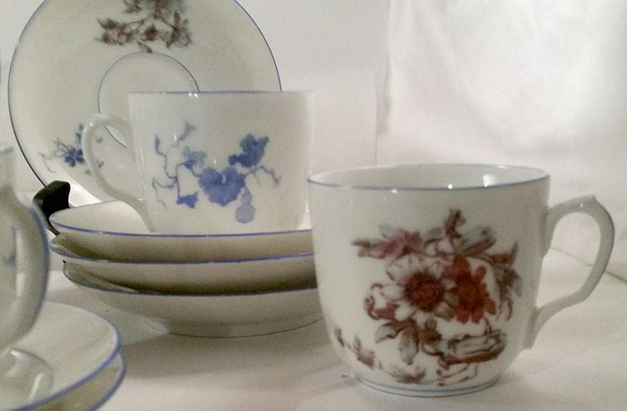 H4409 Flat Cup & Saucer Set by Haviland-1