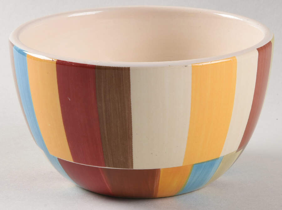 American Simplicity Stripes Soup/Cereal Bowl by Home-1