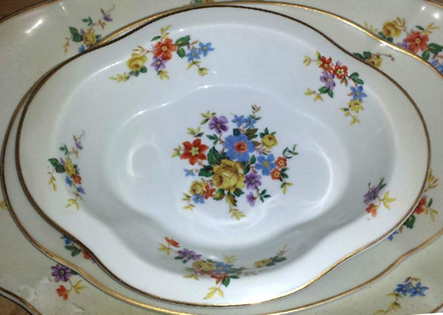 HRO46 9" Oval Vegetable Bowl by Robert Haviland-1