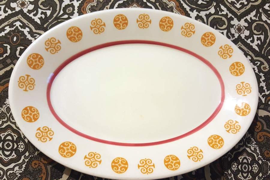 HLC4067 12" Oval Serving Platter by Homer Laughlin -1