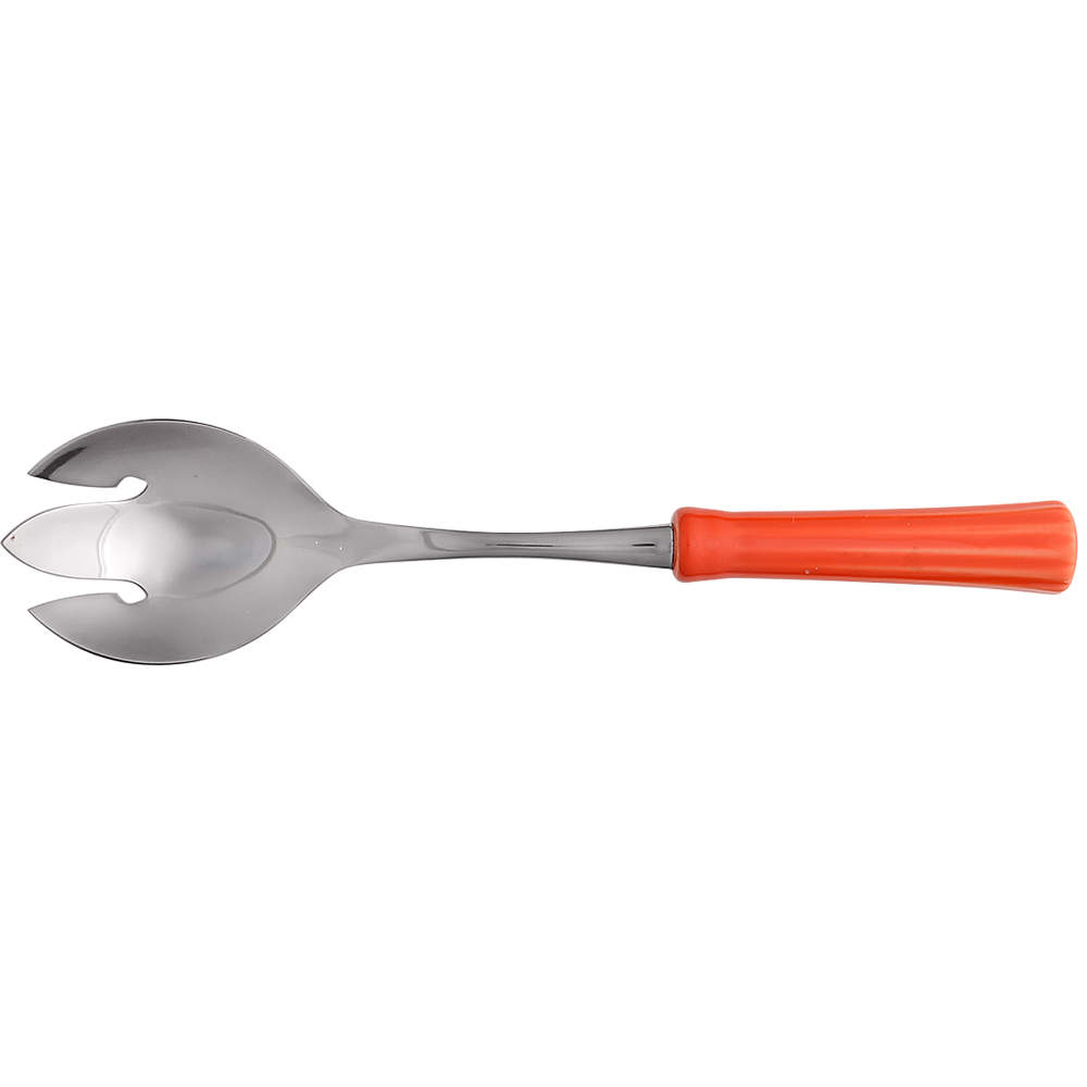 Fiesta Poppy (Intro 2014) Slotted Serving Spoon with Stainless Bowl by Homer Laughlin -1