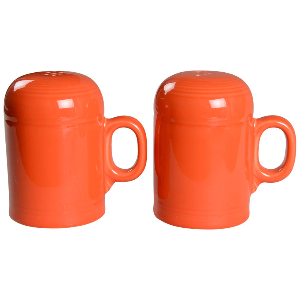 Fiesta Poppy (Intro 2014) Stove Top Salt & Pepper Set by Homer Laughlin -1