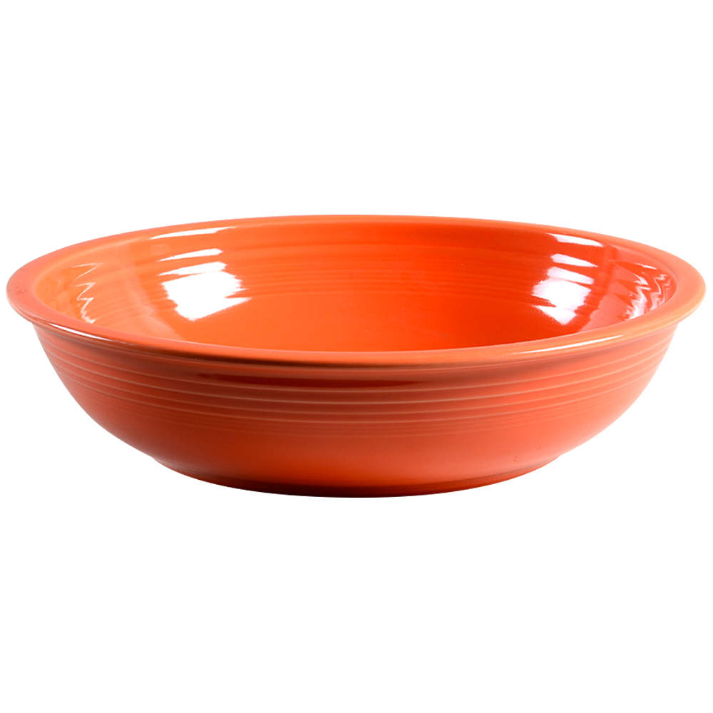 Fiesta Poppy (Intro 2014) 12" Pasta Serving Bowl by Homer Laughlin -1