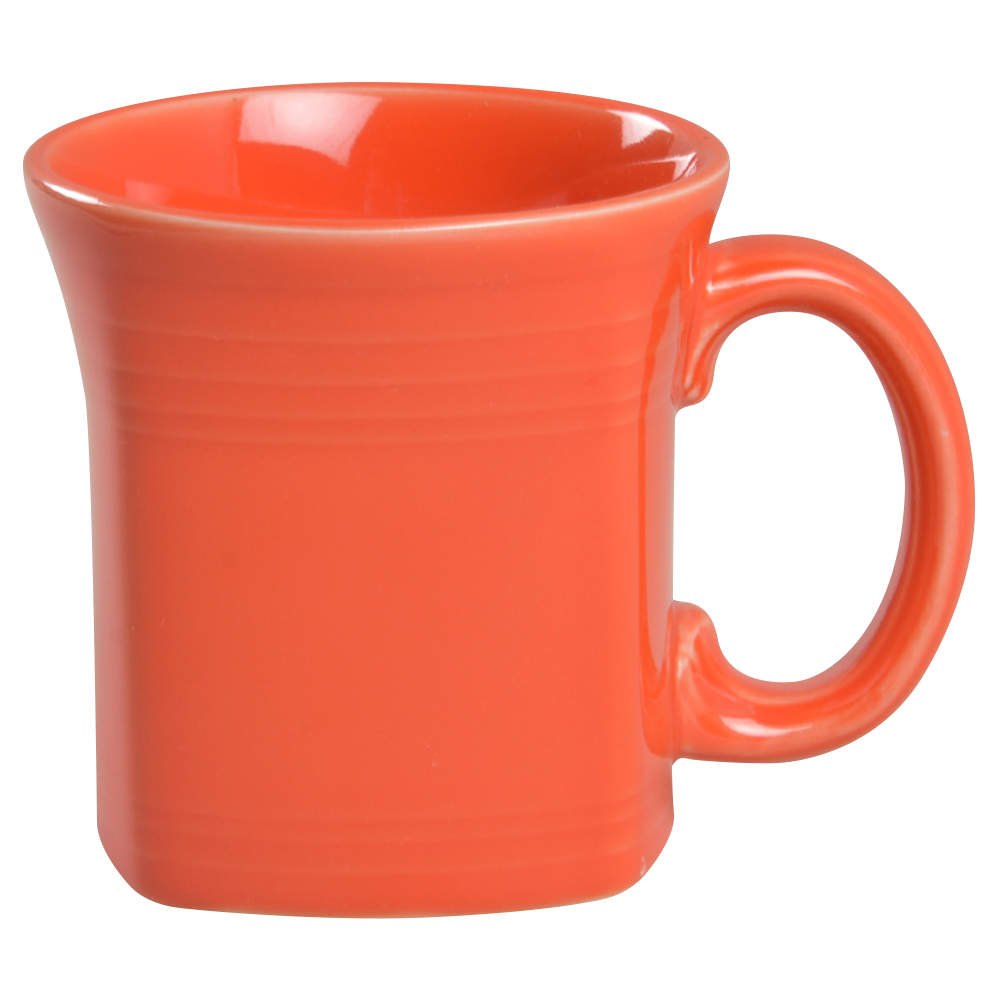Fiesta Poppy (Intro 2014) Square Mug by Homer Laughlin -1