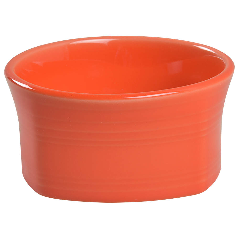 Fiesta Poppy (Intro 2014) Square Soup/Cereal Bowl by Homer Laughlin -1