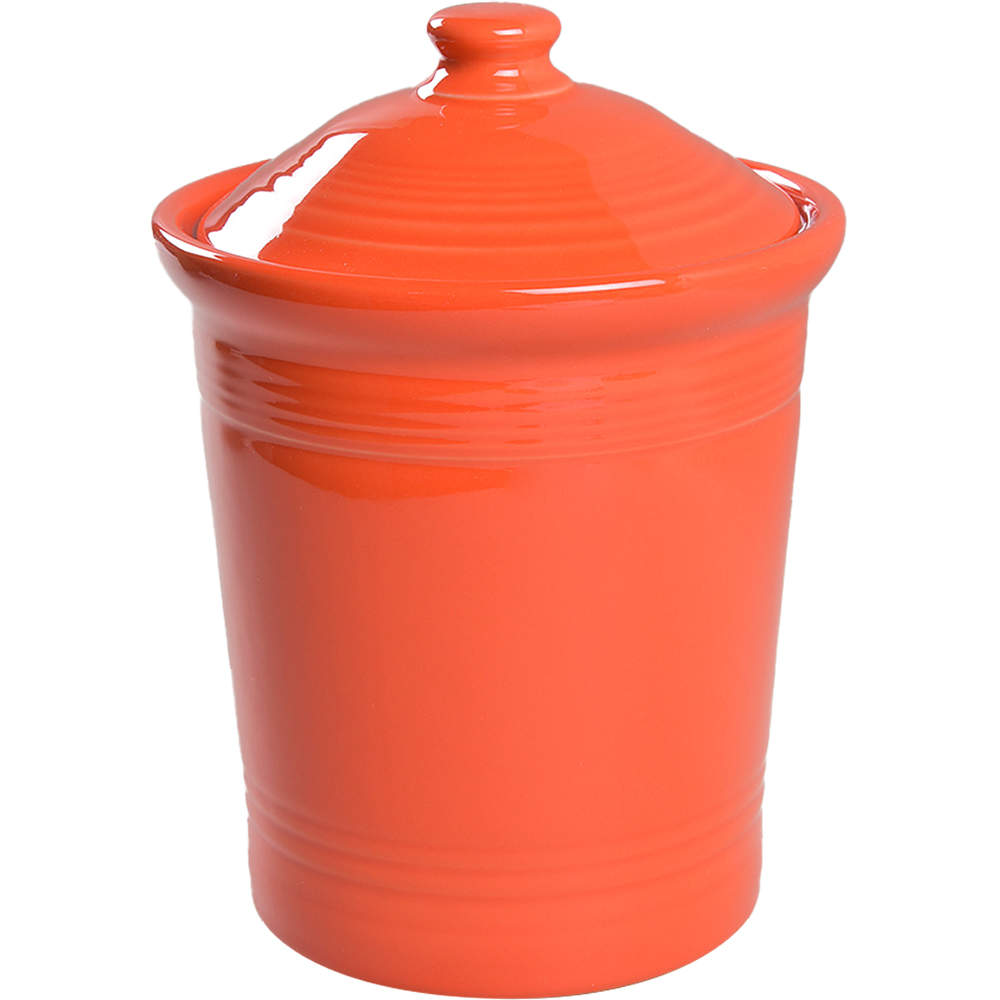Fiesta Poppy (Intro 2014) Medium Canister & Lid by Homer Laughlin -1