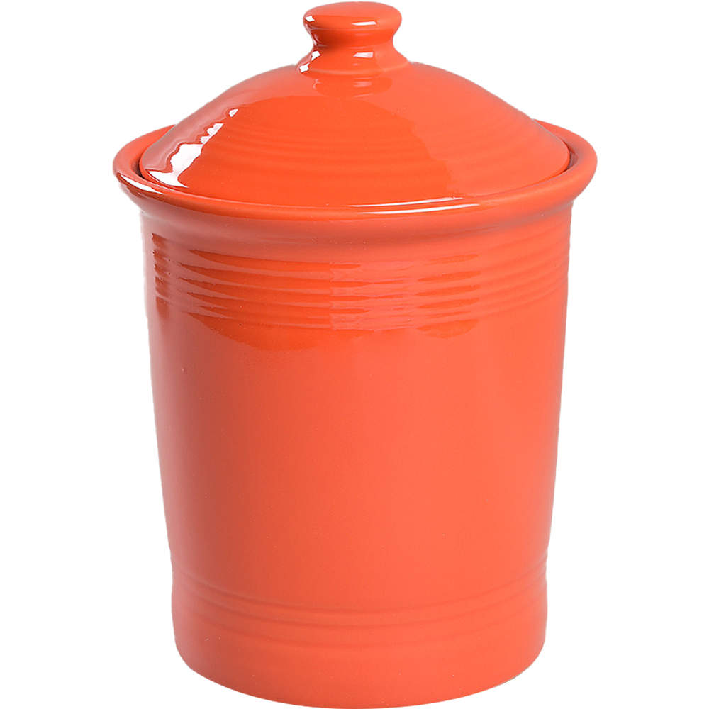 Fiesta Poppy (Intro 2014) Large Canister & Lid by Homer Laughlin -1