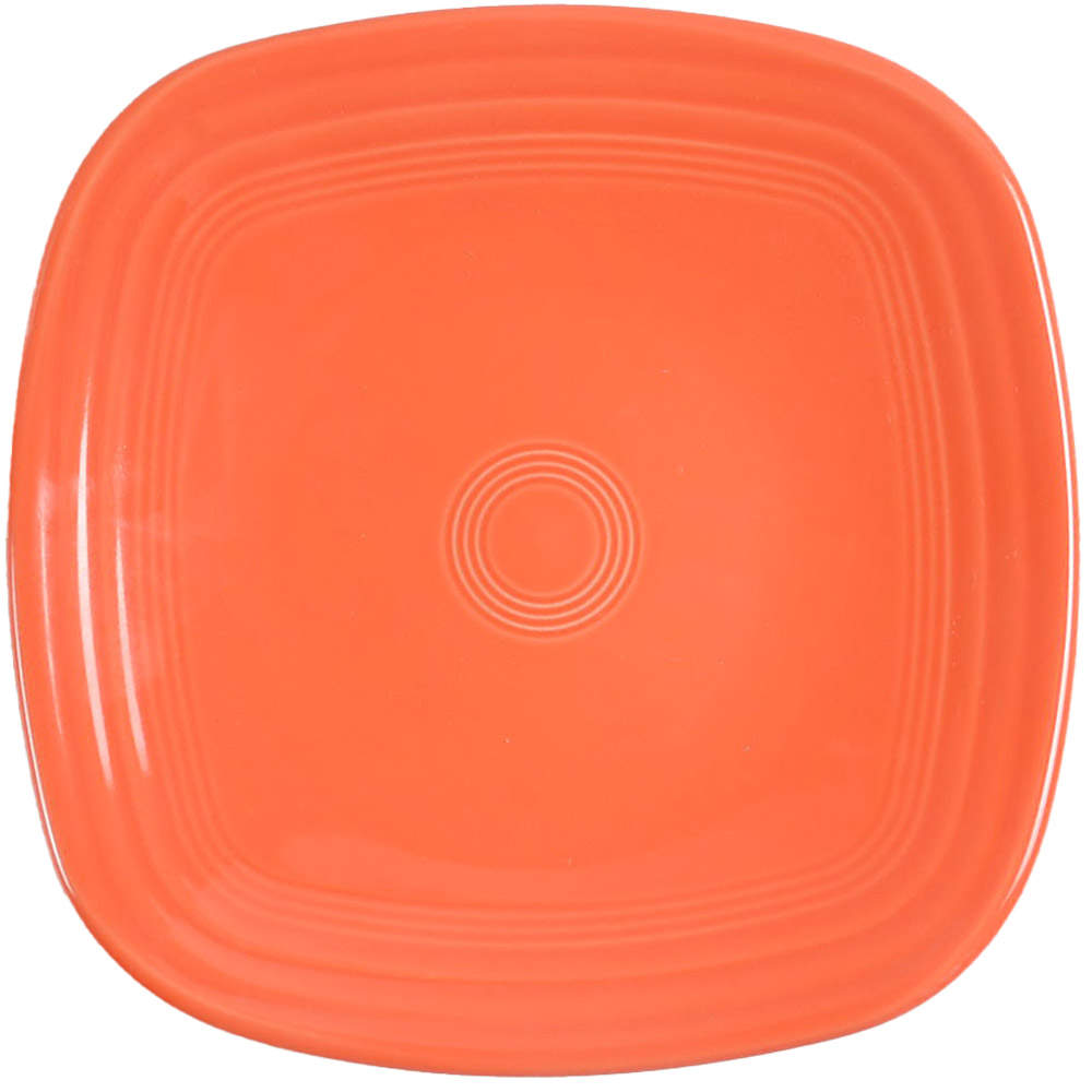Fiesta Poppy (Intro 2014) Square Salad Plate by Homer Laughlin -1