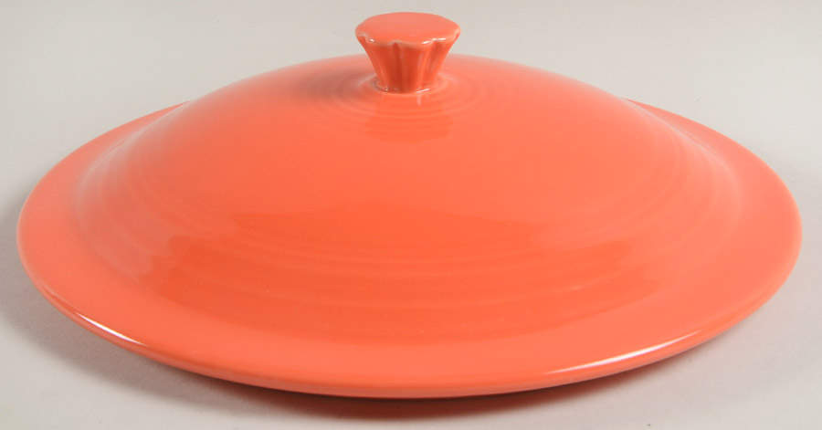 Fiesta Poppy (Intro 2014) Lid for Tortilla Warmer by Homer Laughlin -1