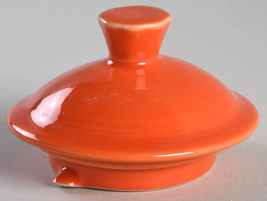 Fiesta Poppy (Intro 2014) Lid for Teapot by Homer Laughlin -1