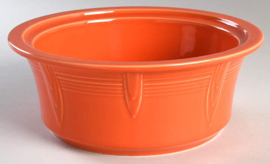 Fiesta Poppy (Intro 2014) 2.5 Qt Round Covered Casserole No Lid by Homer Laughlin -1