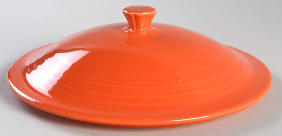 Fiesta Poppy (Intro 2014) Lid for 2.5 Quart Round Casserole by Homer Laughlin -1