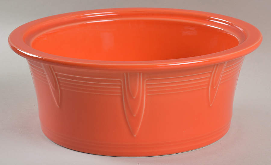 Fiesta Poppy (Intro 2014) 2.5 Qt Round Casserole No Lid by Homer Laughlin -1
