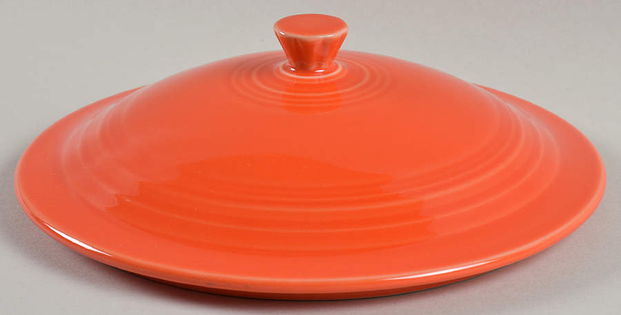 Fiesta Poppy (Intro 2014) Lid for 2.5 Qt Round Casserole by Homer Laughlin -1
