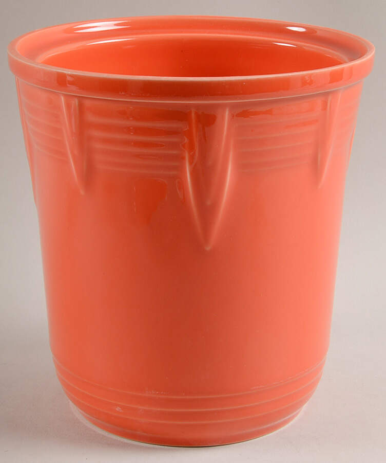Fiesta Poppy (Intro 2014) Medium Canister No Lid by Homer Laughlin -1