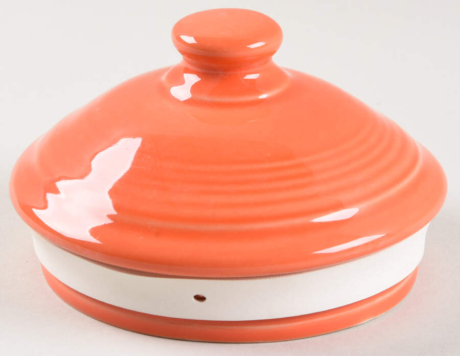 Fiesta Poppy (Intro 2014) Lid for Small Canister by Homer Laughlin -1