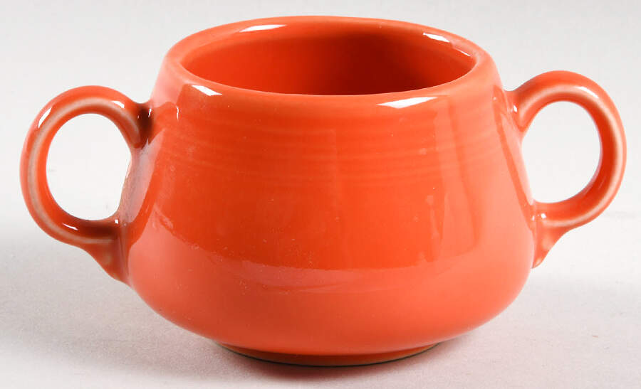 Fiesta Poppy (Intro 2014) Sugar Bowl No Lid by Homer Laughlin -1