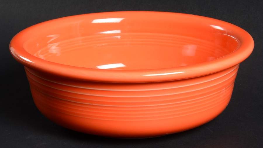 Fiesta Poppy (Intro 2014) 7" Round Vegetable Bowl by Homer Laughlin -1