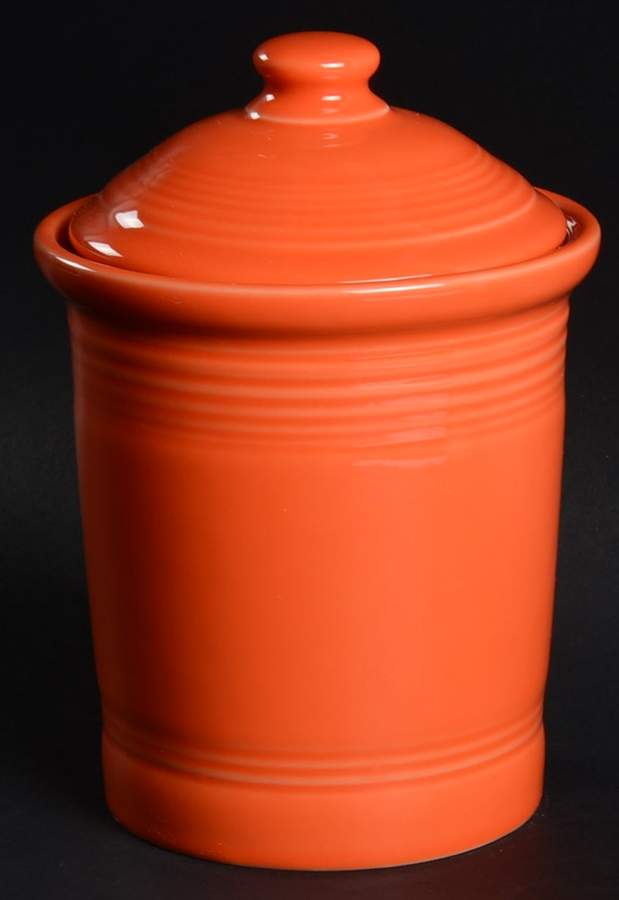 Fiesta Poppy (Intro 2014) Small Canister & Lid by Homer Laughlin -1