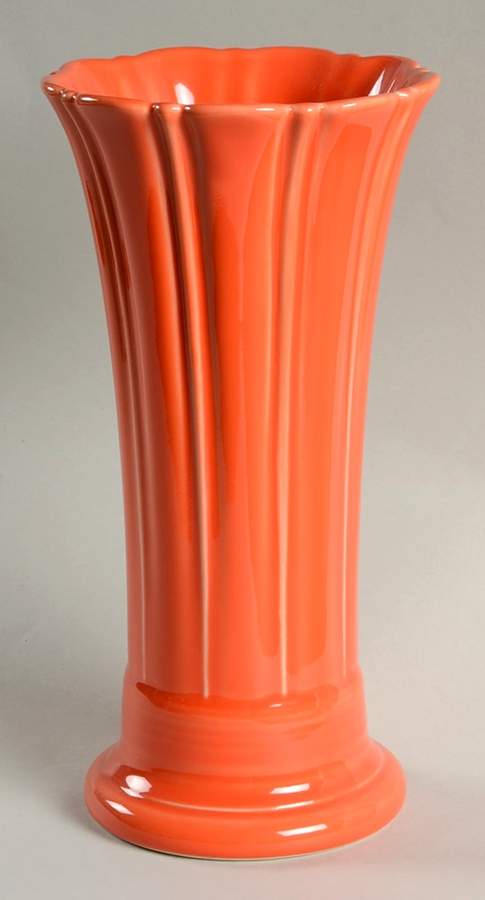 Fiesta Poppy (Intro 2014) 9" Flared Vase by Homer Laughlin -1