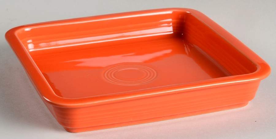 Fiesta Poppy (Intro 2014) Square Utility Tray by Homer Laughlin -1