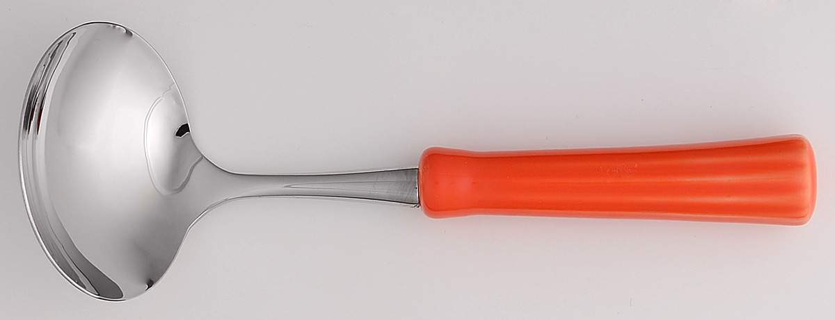 Fiesta Poppy (Intro 2014) Gravy Ladle with Stainless Bowl by Homer Laughlin -1