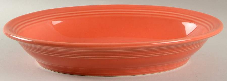 Fiesta Poppy (Intro 2014) 12" Oval Vegetable Bowl by Homer Laughlin -1