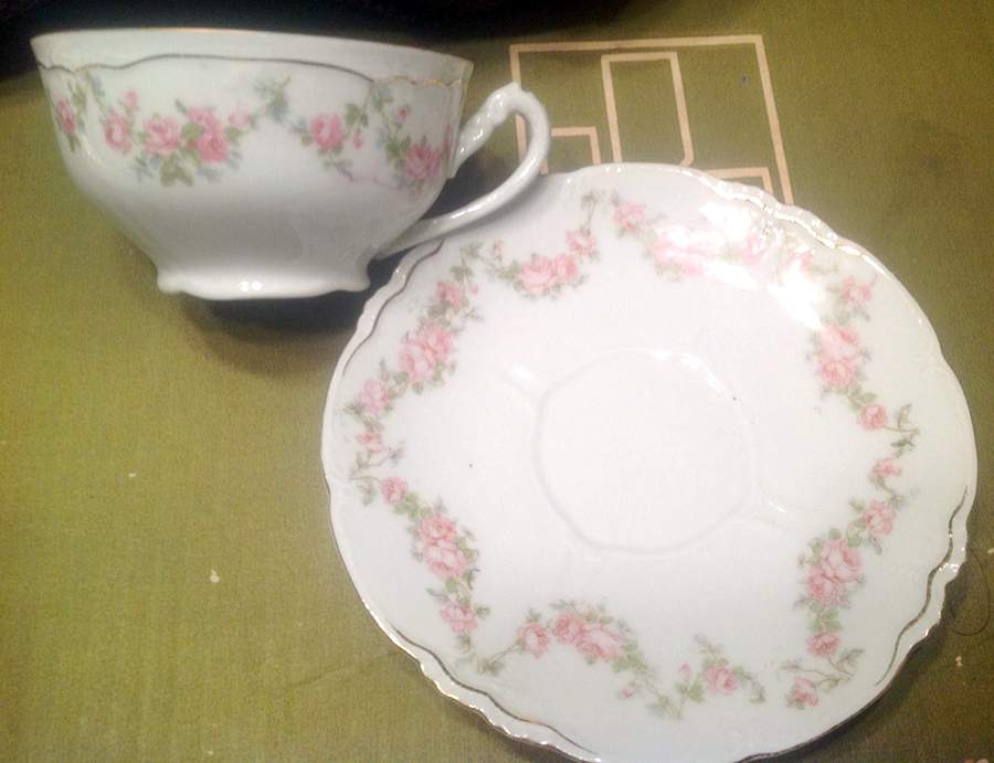 HAB120 Footed Cup & Saucer Set by Habsburg-1