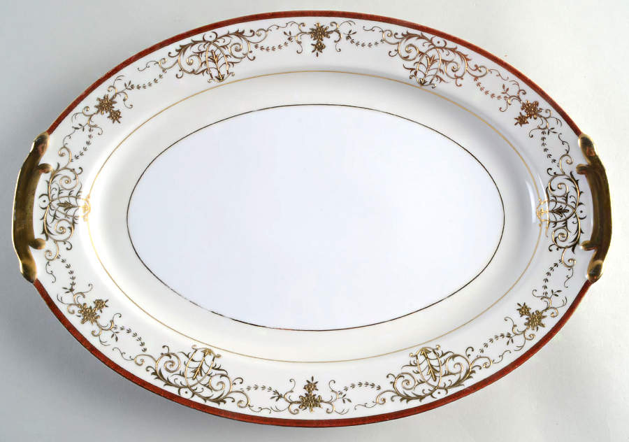 HIN36 16" Oval Serving Platter by The Hinode-1
