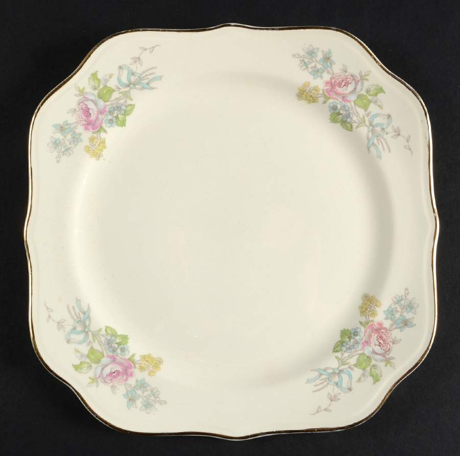 HLC4081 Square Salad Plate by Homer Laughlin -1