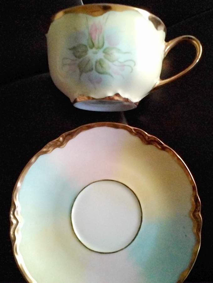HUT3321 Flat Cup & Saucer Set by Hutschenreuther-1