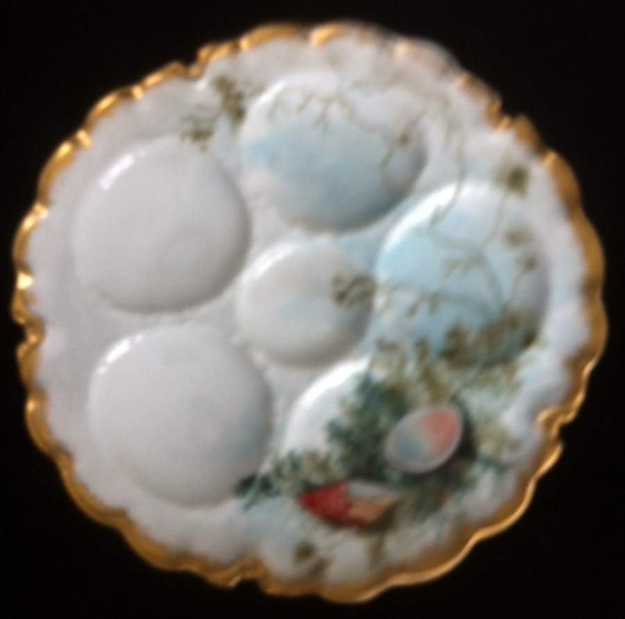 H4908 Oyster Plate by Haviland-1