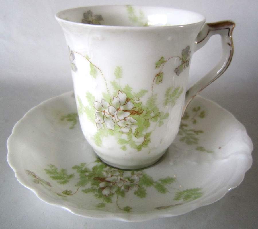 Schleiger 52-15 Flat Cup & Saucer Set by Haviland-1