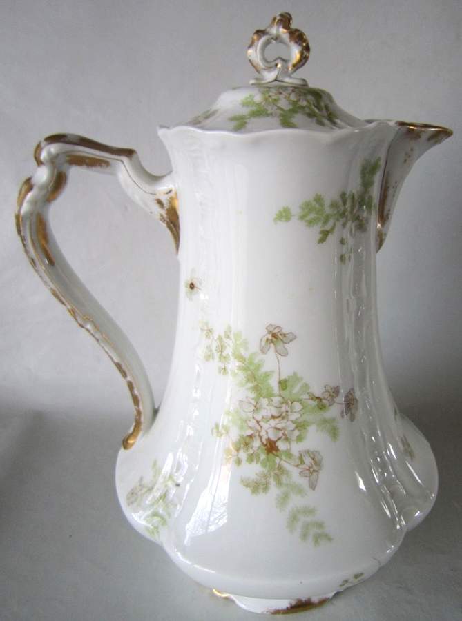 Schleiger 52-15 Chocolate Pot & Lid by Haviland-1